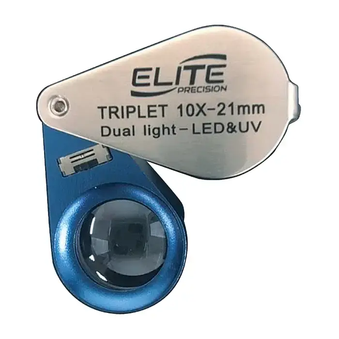 ELITE PRECISION E10.UVL LED + UV Light Power Loupe Type, 10X Magnification Same Day Shipping