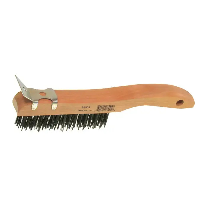 New Release OSBORN 83003 1-7/64" Width Wire Scratch Brush - Steel Wire, 10" Overall Length