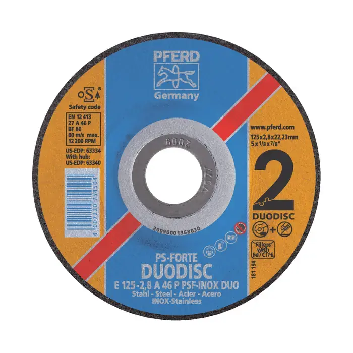Same Day Shipping PFERD 63319 Aluminum Oxide 4" Diameter Grit Abrasive Disc