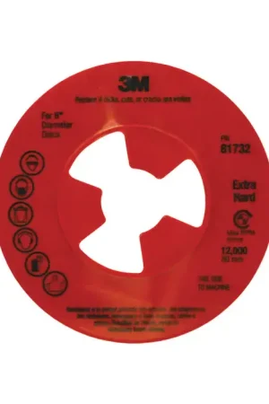 Limited Offer 3M 51144817320 5" Diameter Face Plate Abrasive Disc Accessory - For Use With Deburring, Finishing, Grinding, Polishing, Surface Preparation