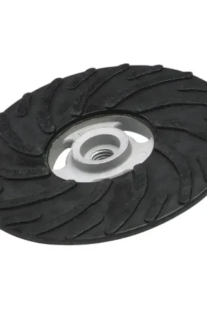 Budget SPIRALCOOL 4-1/2" Diameter Rigid Ribbed Face Abrasive Disc Accessory - For Use With Cooler Running Discs