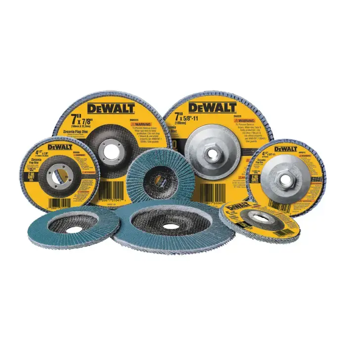 Brand New DEWALT DW8353 80 Grit 4-1/2" Diameter Abrasive Flap Disc - Type 27, 7/8" Arbor Hole Diameter