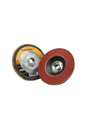 3M 7100032359 60 Grit 4-1/2" Diameter Abrasive Flap Disc - Type 29, 5/8"-11 Arbor Hole Diameter While Supplies Last