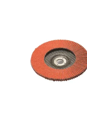 3M 51111611906 120 Grit 4-1/2" Diameter Abrasive Flap Disc - Type 27, 7/8" Arbor Hole Diameter Deal