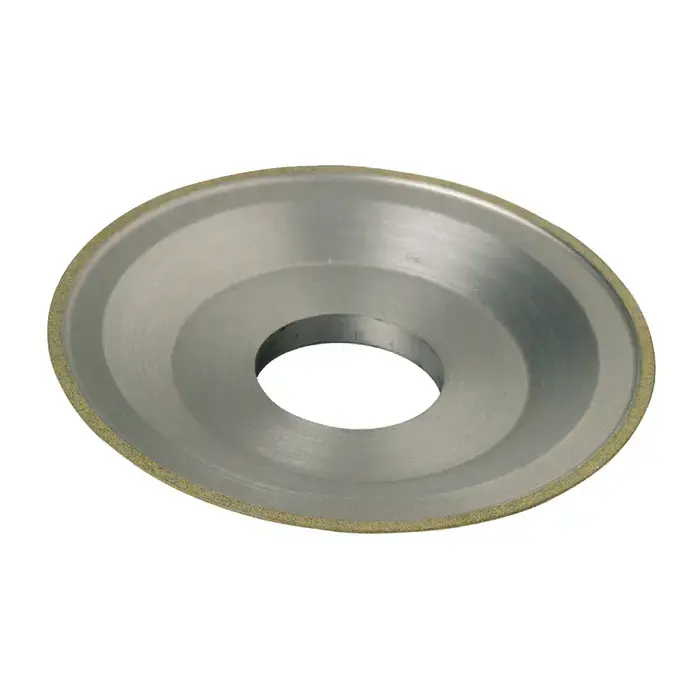 Next Day Delivery TTC PRODUCTION USA MADE 53-810-862 4" Diamond Sharpening Dish Wheel - 12V9 Wheel Type, 1-1/4" Hole Diameter, Coarse Grade
