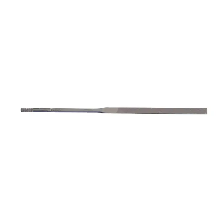 GROBET 31.501 1 Piece 5-1/2", 14cm Swiss Pattern Needle File - Double Cut, With Handle, None Factory Price