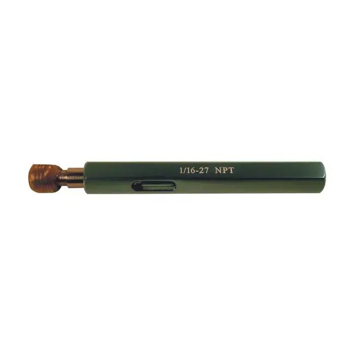 Top Pick VERMONT GAGE 401105520 NPT Pipe Thread Plug Gage With Handle Type, NPT Style, X Class Threaded Plug Gage