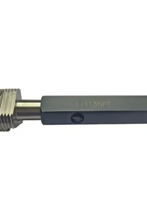 ASIMETO 690-46-1 NPT Pipe Thread Plug Gage With Handle Type, NPT Style, X Class Threaded Plug Gage Seasonal Sale