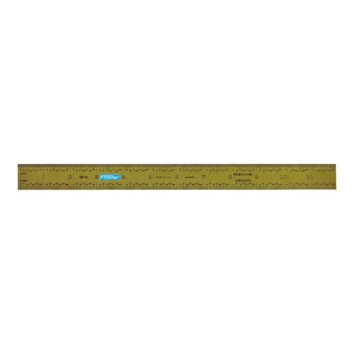 Mega Sale FOWLER 52-399-012 300mm, EM (32nds, 64ths, .5mm, 1mm) Graduation Rigid Rule