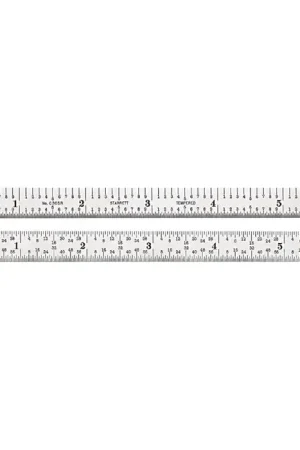 Last Chance STARRETT C305R-6 6", 5R (32nds, 64ths, 10ths,100ths) Graduation Flexible Rule