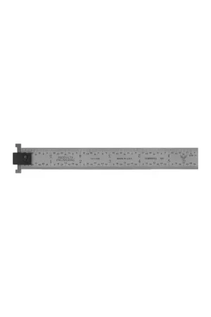 Must Have PEC 162-H06 6", 16R (32nds, 64ths, 50ths,100ths) Graduation Rigid Rule