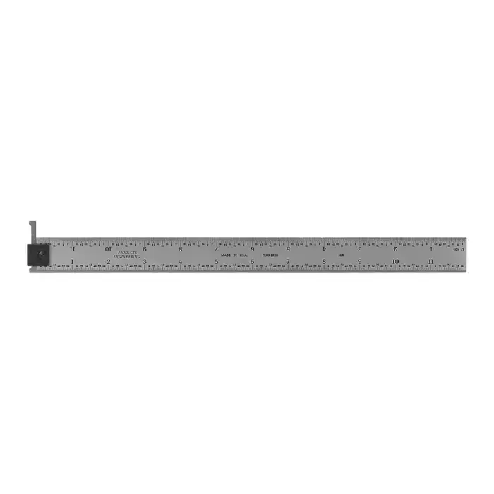 PEC 162-H12 12", 16R (32nds, 64ths, 50ths,100ths) Graduation Rigid Rule Mega Sale