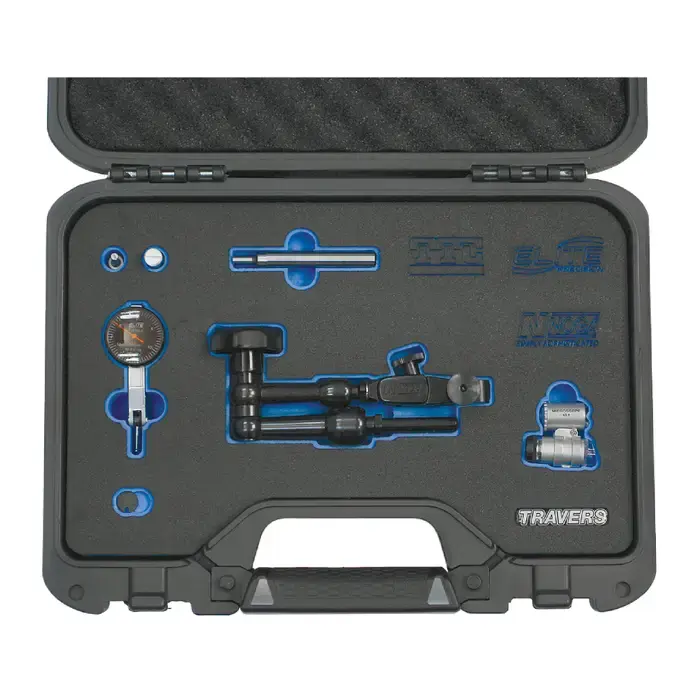 Direct From Factory ELITE PRECISION, NOGA & TRAVERS TRA-10 Test Indicator, Indicator Holder, 3/8" Edge Finder, & Mini Microscope Kit