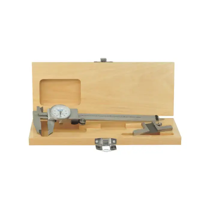 Fast Shipping FOWLER 52-008-700 6" White Face Dial Caliper & Depth Base Attachment Set