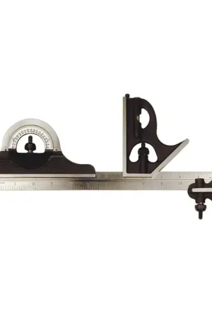TESA BROWN & SHARPE 599-438-1204-1 4 Piece, 12" Blade Reversible Head Type Combination Square Set New Arrival