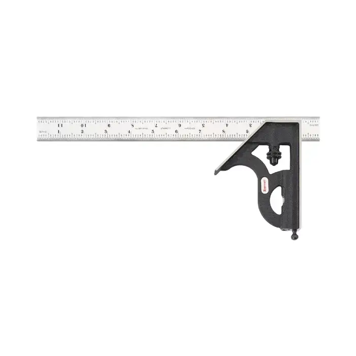 Order Now STARRETT 11H-12-16R 2 Piece, 12" Blade Reversible Head Type Combination Square Set