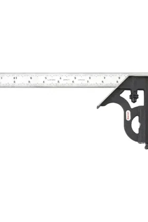 Best Price STARRETT C11H-12-16R 2 Piece, 12" Blade Reversible Head Type Combination Square Set