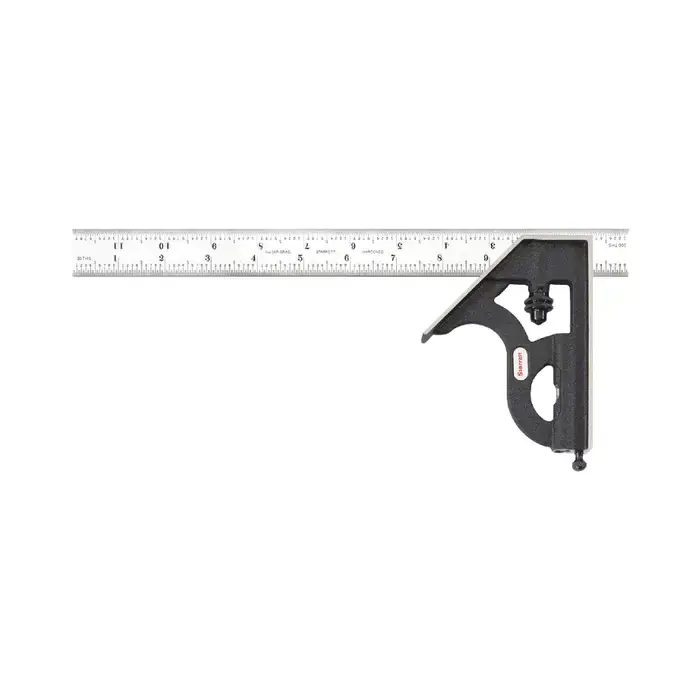 Best Price STARRETT C11H-12-16R 2 Piece, 12" Blade Reversible Head Type Combination Square Set
