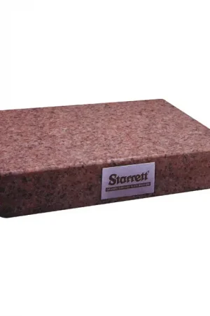 Direct From Factory STARRETT 88649 24" Length, 24" Width, A Grade, 0 No. of Ledges Superior Red Granite Surface Plate