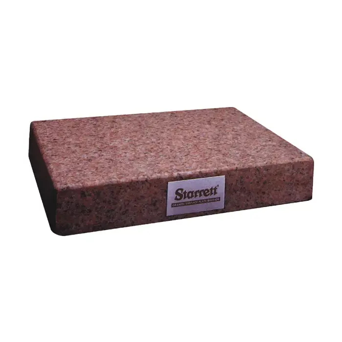 Affordable STARRETT 88659 24" Length, 36" Width, A Grade, 2 No. of Ledges Superior Red Granite Surface Plate