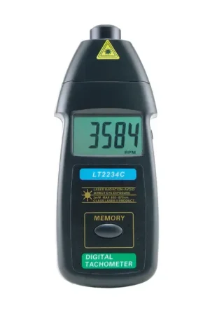 GENERAL TOOL NCT2234 Non-Contact Laser Tachometer Type, 2.5 to 99,999 RPM Range Contact Or Non Contact Tachometer Price Cut