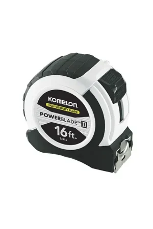 KOMELON 52416 16‘ x 1-1/16" Blade Size, Inch Reads, ABS Plastic Case, Manual Measuring Tape Instant Buy