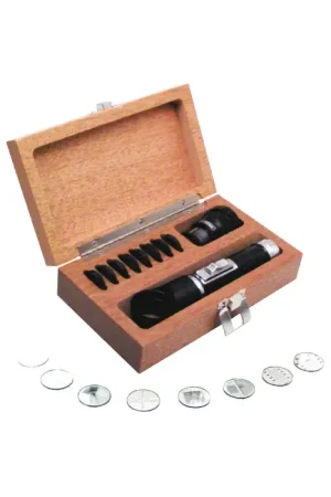 FOWLER 52-664-609 10X Pocket Optical Comparator With Illuminator Set Type, 10X Magnification, 9 No. of Reticles Optical Comparator Limited Offer