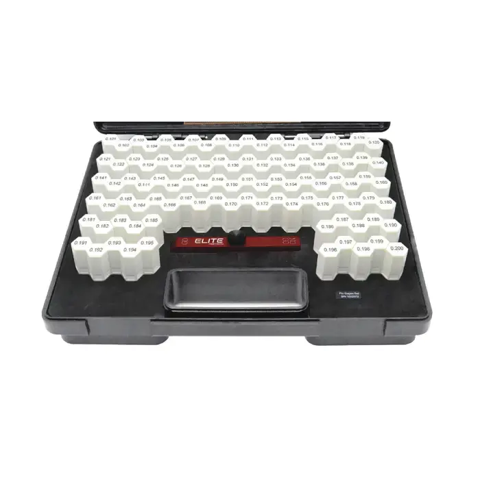 Low Price ELITE PRECISION E101MPG .101" thru .200" Range, Minus Tolerance Type, ZZ Class, 100 Piece Pin Gage Set