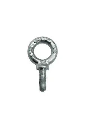 Instant Buy CHICAGO HARDWARE 26155 5 1/4"-20 Thread Size, 1" Thread Length, Hot Galvanized Shoulder Eye Bolt