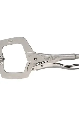 Certified IRWIN 11SP 4" Jaw Capacity, 11" Length, "C" Clamps With Swivel Pad Type Locking Plier