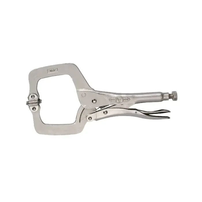 Certified IRWIN 11SP 4" Jaw Capacity, 11" Length, "C" Clamps With Swivel Pad Type Locking Plier