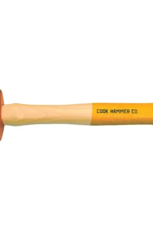 COOK 804 1-3/8" Face Diameter, 2 lbs. Head Weight, 13" Handle Length Copper Hammer Secure Checkout