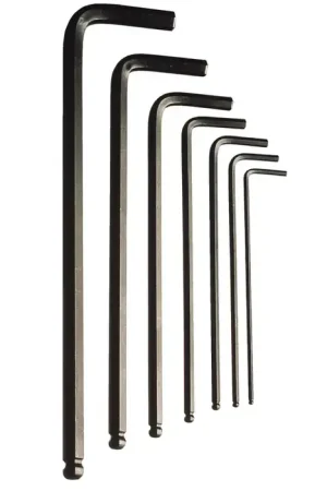 Must Have BONDHUS 10966 5.5mm Hex Size, 124mm Long Arm Length, ProGuard Finish Ball Key