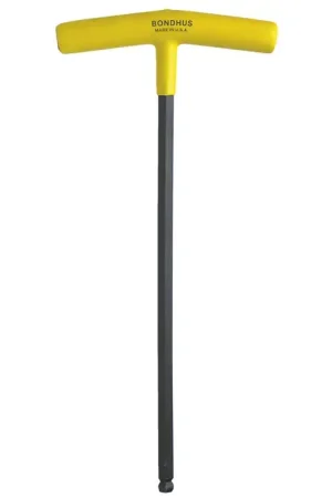 Express Delivery BONDHUS 13168 6mm Size, 10-1/2" Long Arm Length, Black Oxide Finish T Handle Hex Key
