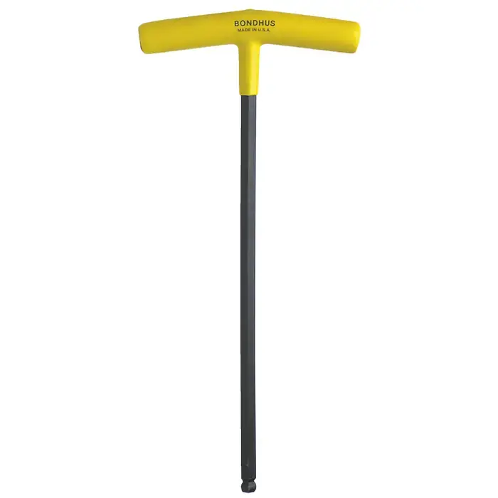 Express Delivery BONDHUS 13168 6mm Size, 10-1/2" Long Arm Length, Black Oxide Finish T Handle Hex Key