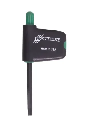 BONDHUS 34410 Inch/Metric Measurement Type, TF10 Size, 37mm Blade Length Flag Style Torx Key Trusted Brand