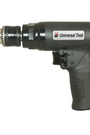 Fresh Stock UNIVERSAL TOOL UT2815R 3/8" Chuck Capacity, 0.75 Horsepower, 1,800 RPM No Load Speed Pneumatic Drill