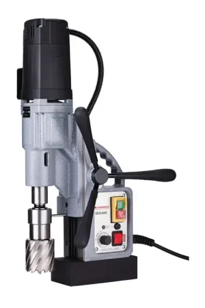 Fan Favorite EUROBOOR ECO.60S+ 2-3/8" Hole Capacity, 3/4" Shank Cutter Mount, 60-275/100-500 RPM Magnetic Drill Press