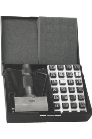 C.H. HANSON 27774 1/8" Character Size, 15 Type Holder Capacity, 40 No. of Pieces Steel Type Set Best Seller