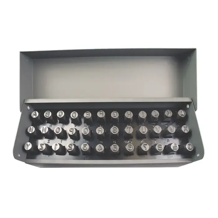 C.H. HANSON 21627 Letter & Number Set Type, 3/16" Character Size, A-Z, 0-8 and & Characters Letters & Figures Place Order