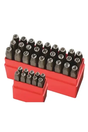 Budget PRYOR PI37060 Letter & Number Set Type, 1/4" Character Size, A-Z, 0-9 and & Characters Letters & Figures