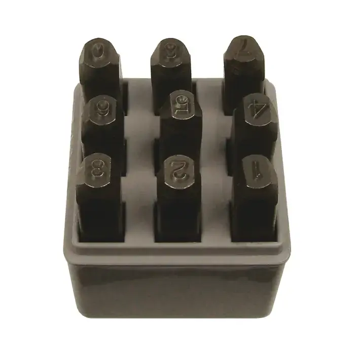 C.H. HANSON 25621 Number Set Type, 1/4" Character Size, 0-8 / use 6 as 9 Characters Letters & Figures Buy Today