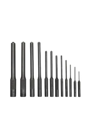 WILLIAMS PS-12 Punch Set Type, Pilot Style, 12 No. of Pieces in Set Punch & Chisel Set Don't Miss Out