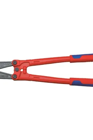 Final Sale KNIPEX 71 72 460 Soft & Medium/Hard-Brinnell 300/Rockwell C31 5/16"
Hard Materials up to Brinnell 455/Rockwell C48 3/16" Capacity, 18" Overall Length Bolt Cutters