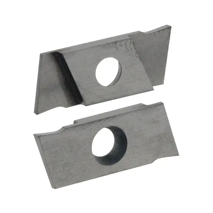 NIKCOLE - GIE-7-GP-1.0RR C2, Indexable Carbide On-Edge Grooving Insert, 0.039" Cutting Width, Right Hand Crafted