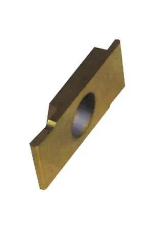 Save Now NIKCOLE - GIE-7-GR-1.5R C6-PV, Indexable Carbide On-Edge Grooving Insert, 0.059" Cutting Width, Right Hand