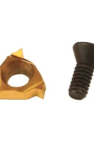 Genuine CARMEX 08ILU60T20 - 08 IL U60 T20, Indexable Carbide Lay Down Threading Insert, U60, U60 TPI, Internal, Left Hand