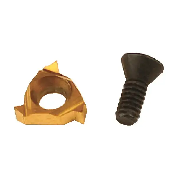 Genuine CARMEX 08ILU60T20 - 08 IL U60 T20, Indexable Carbide Lay Down Threading Insert, U60, U60 TPI, Internal, Left Hand