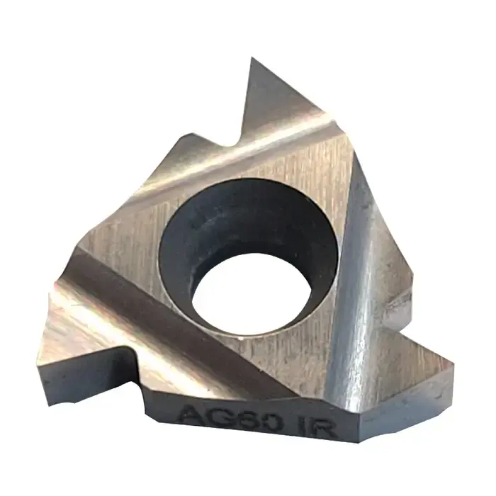 Final Sale CARMEX 16IRAG60K20 - 16 IR AG60 K20, Indexable Carbide Lay Down Threading Insert, AG60, AG60 TPI, Internal, Right Hand