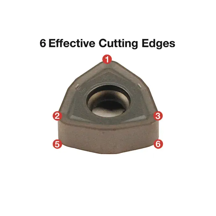 Secure Checkout KORLOY 1-02-032884 - WNMX130520ZNN-MM PC9530, 80° Trigon, Indexable Carbide Milling Insert